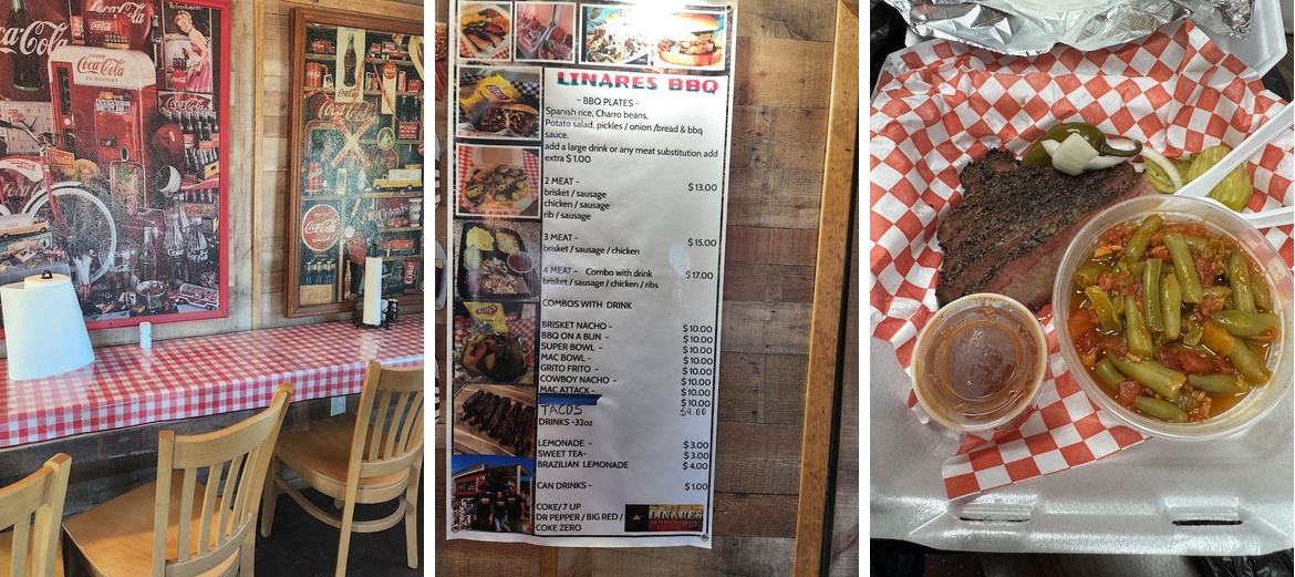 Linares BBQ Menu